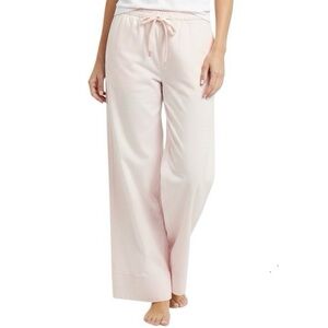 Neon Buddha Women’s Pants Cuffed Wide Leg Light Pink Cotton Size Small